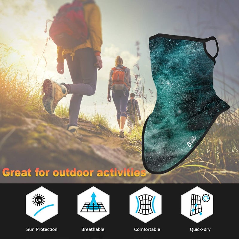 Obacle Bandana Face Mask with Ear Loops Neck Gaiter Face Mask Scarf Face Cover for Men Women - Image 5